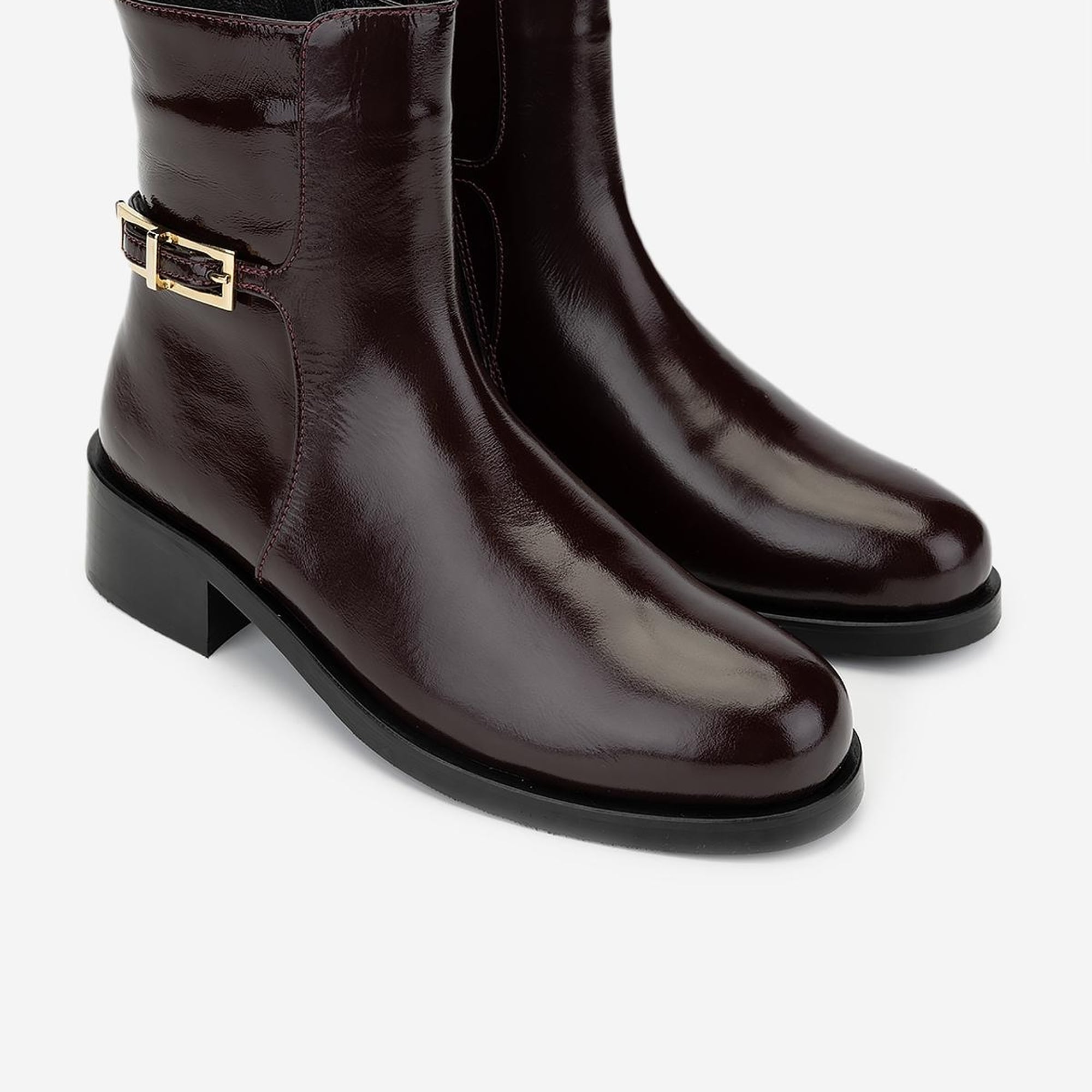 Valmenti Kadın Bordo Düz Bot