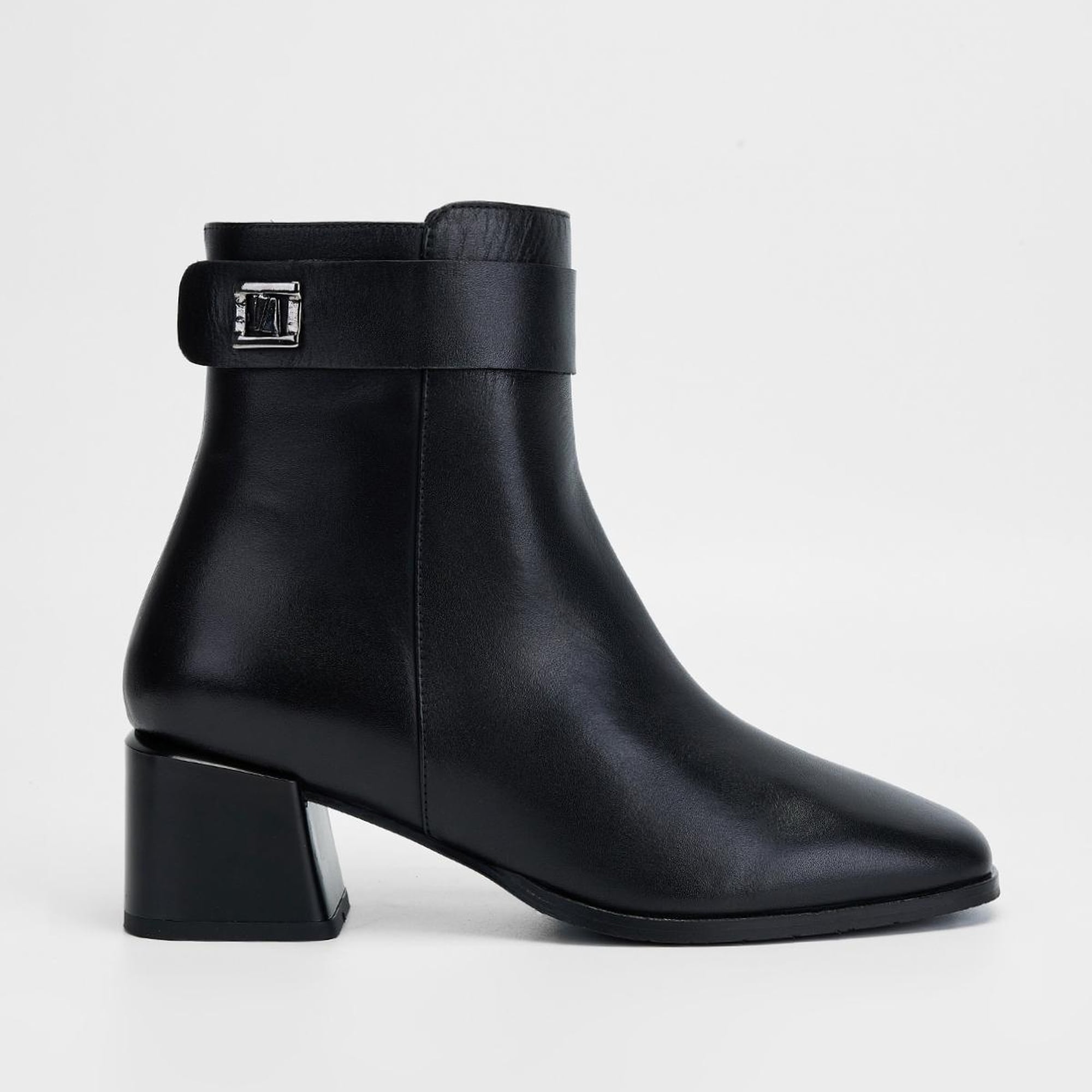 Valmenti Kadın Siyah anl Hakiki Deri Casual Bot