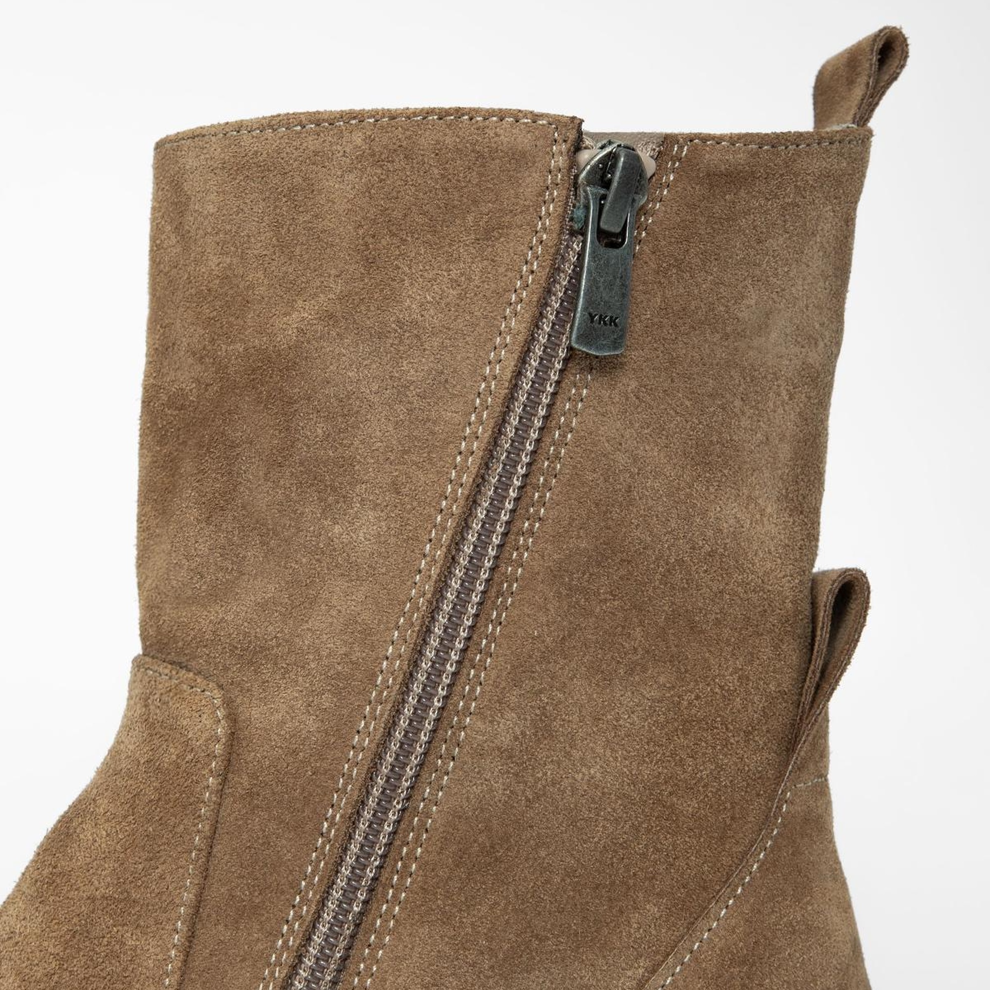 Valmenti Kadın Vizon Süet Hakiki Deri Casual Bot