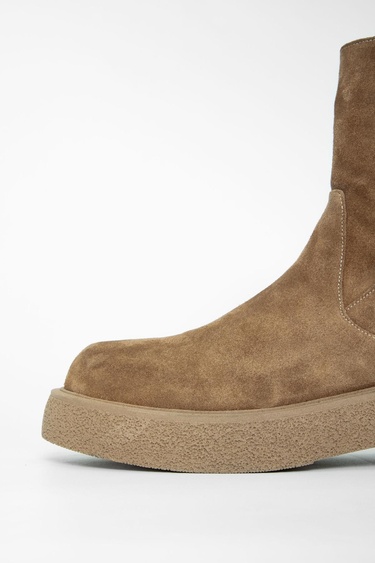  Valmenti Kadın Vizon Süet Hakiki Deri Casual Bot