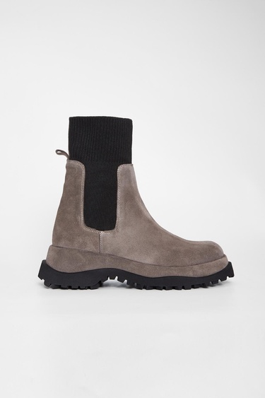  Valmenti Kadın Vizon Süet Hakiki Deri Casual Bot