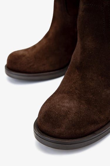  Valmenti Kadın Hakiki Deri Kahverengi Süet Casual Bot