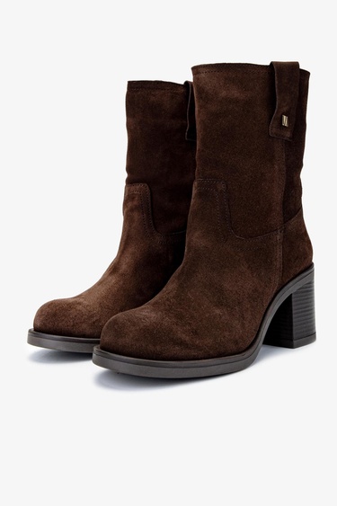  Valmenti Kadın Hakiki Deri Kahverengi Süet Casual Bot
