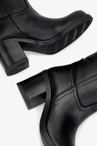  Valmenti Kadın Hakiki Deri Siyah Floter Casual Bot