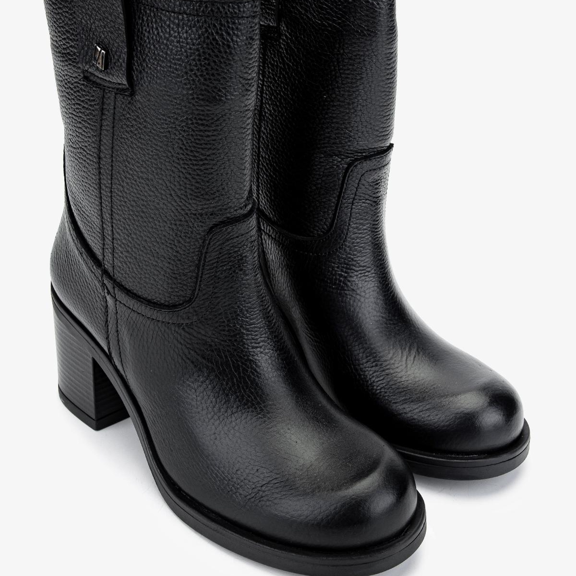 Valmenti Kadın Hakiki Deri Siyah Floter Casual Bot