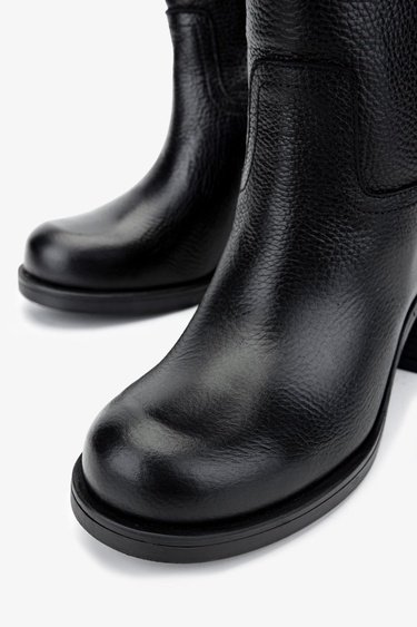  Valmenti Kadın Hakiki Deri Siyah Floter Casual Bot