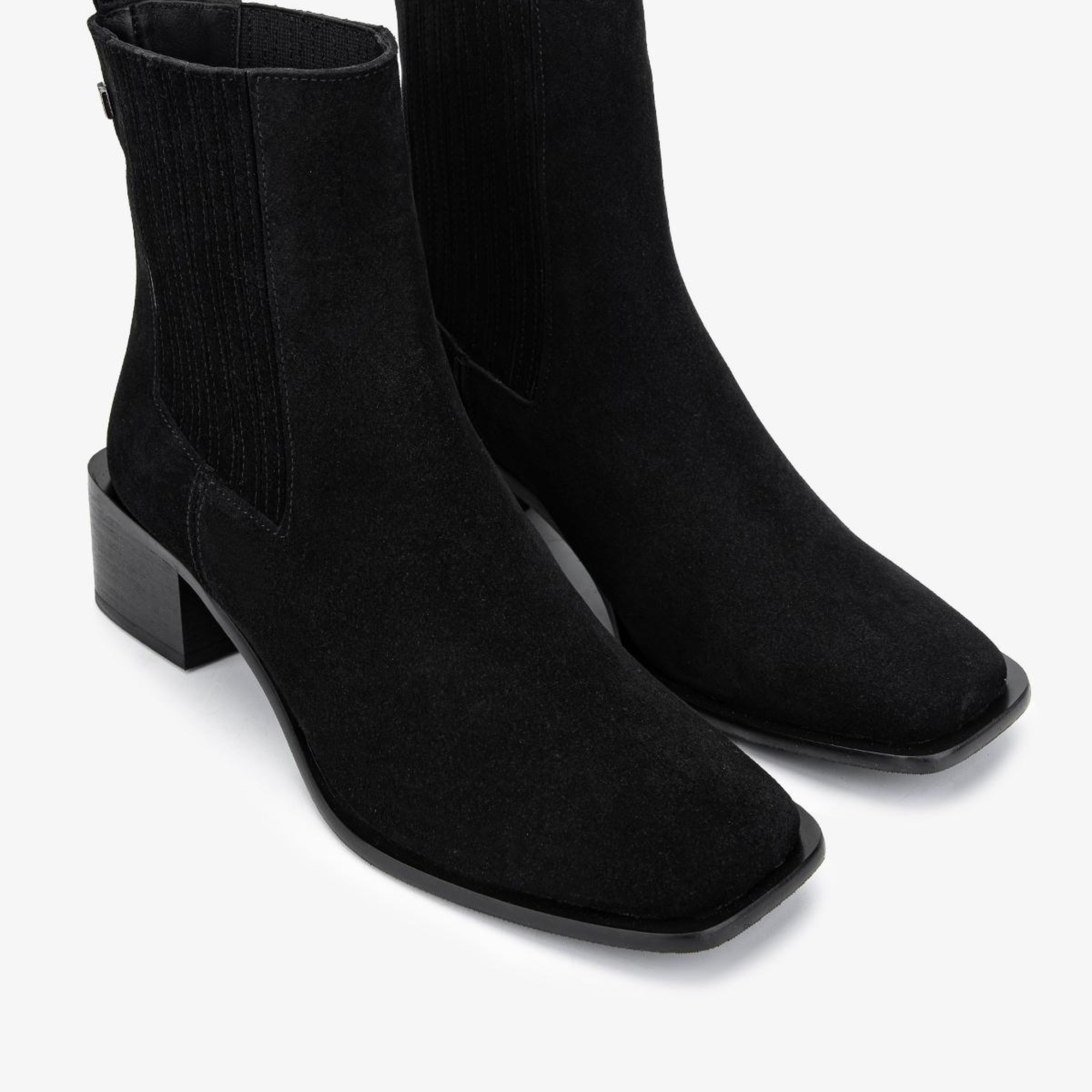 Valmenti Kadın Hakiki Deri Siyah Süet Casual Bot