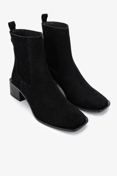  Valmenti Kadın Hakiki Deri Siyah Süet Casual Bot