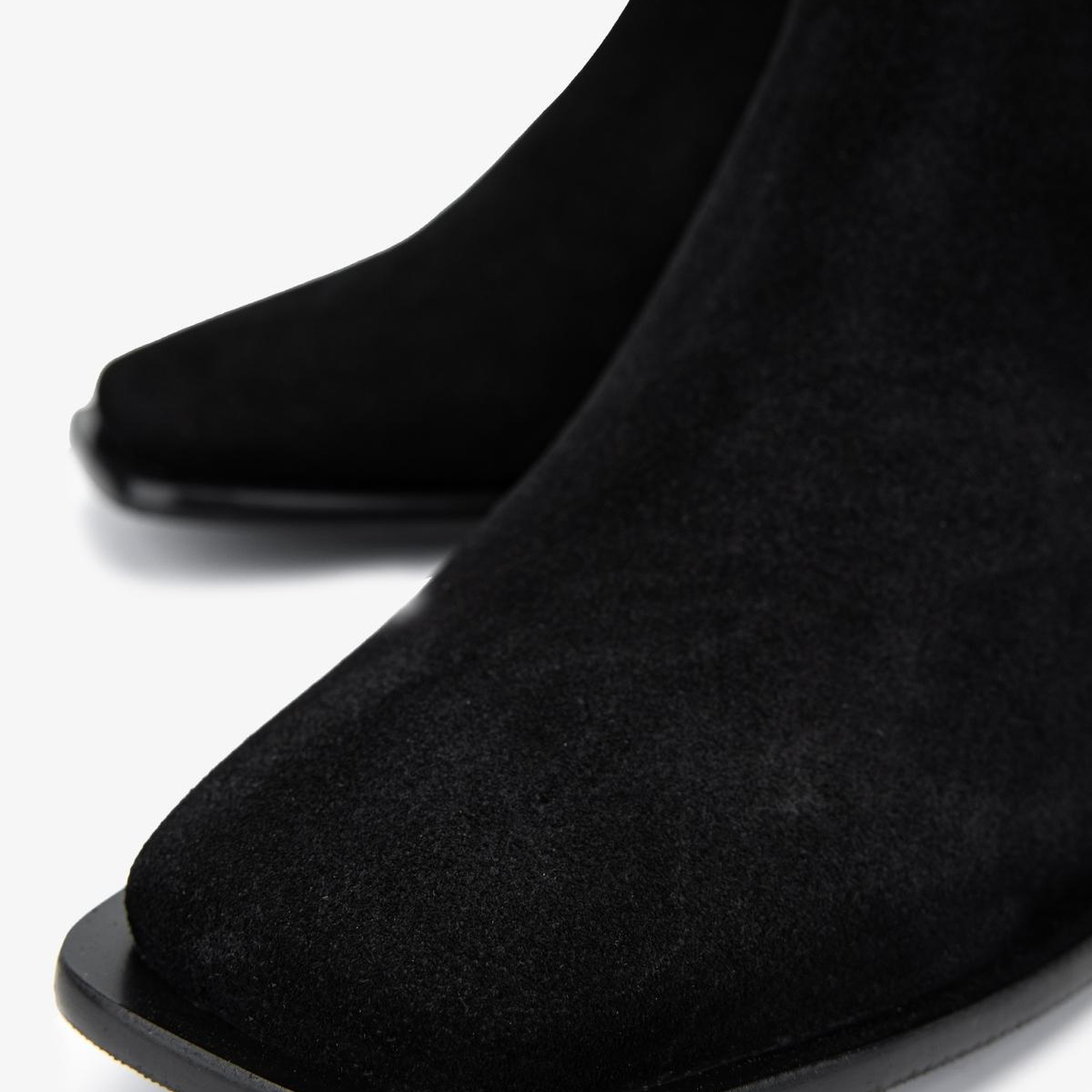 Valmenti Kadın Hakiki Deri Siyah Süet Casual Bot