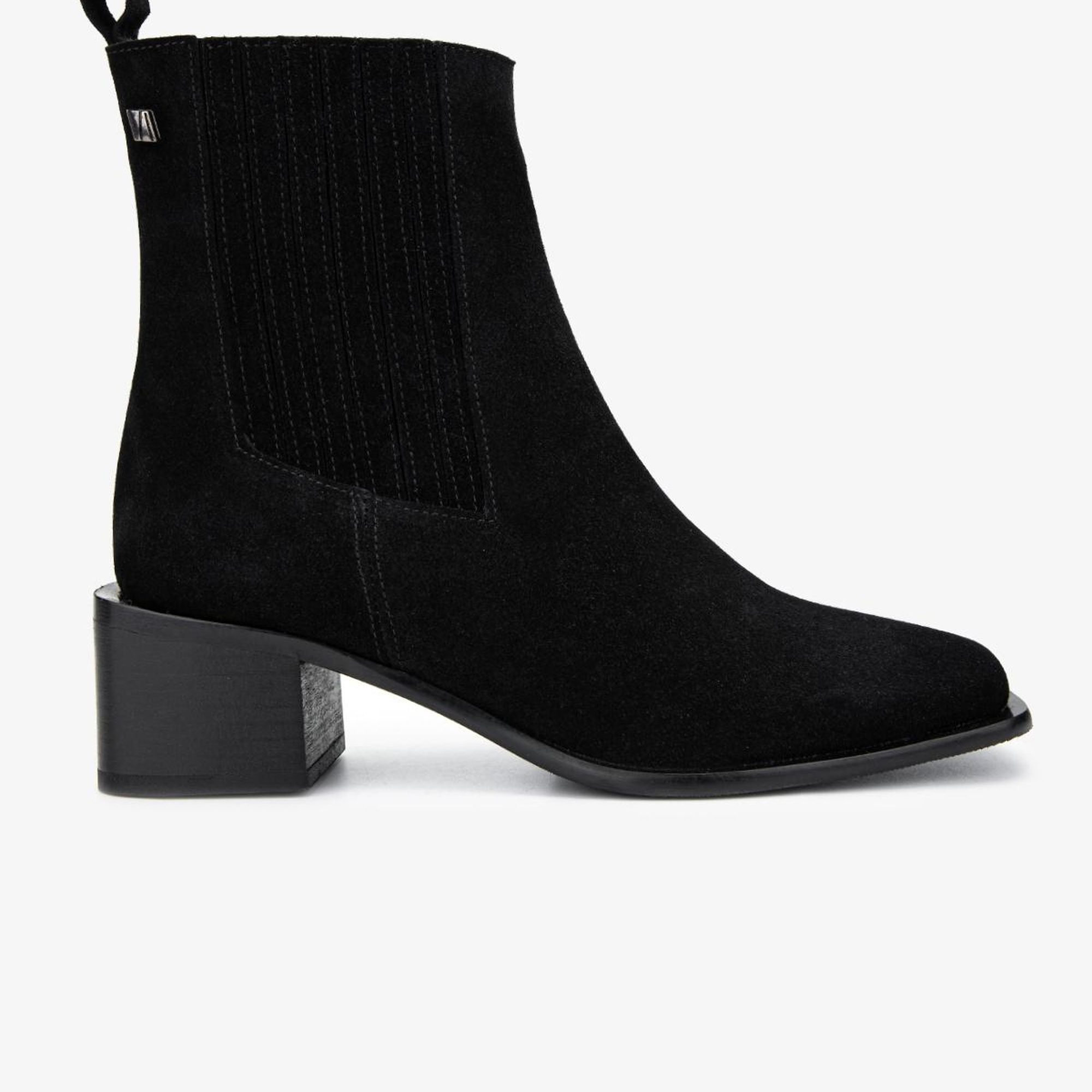 Valmenti Kadın Hakiki Deri Siyah Süet Casual Bot