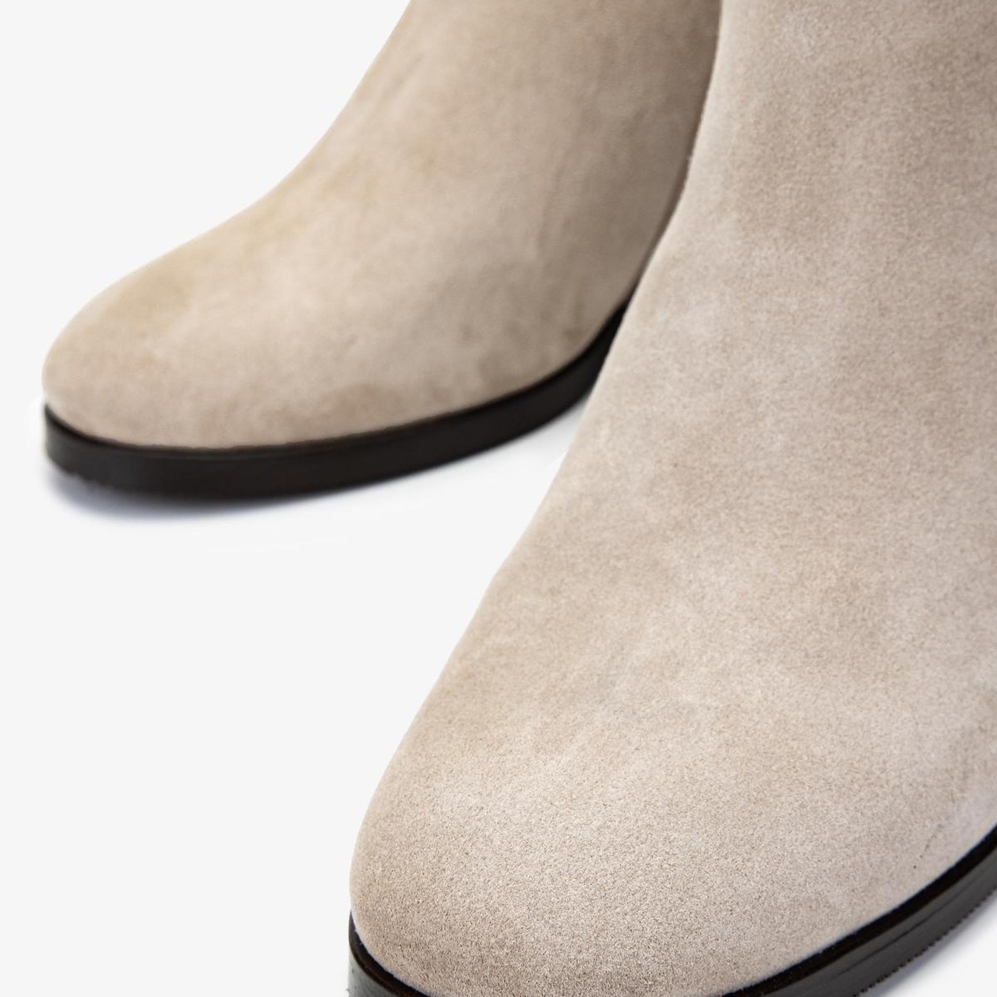 Valmenti Kadın Hakiki Deri Bej Süet Casual Bot