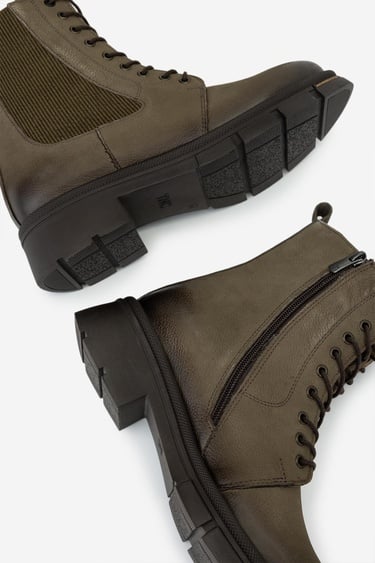  Valmenti Kadın Hakiki Deri Yeşil Casual Bot