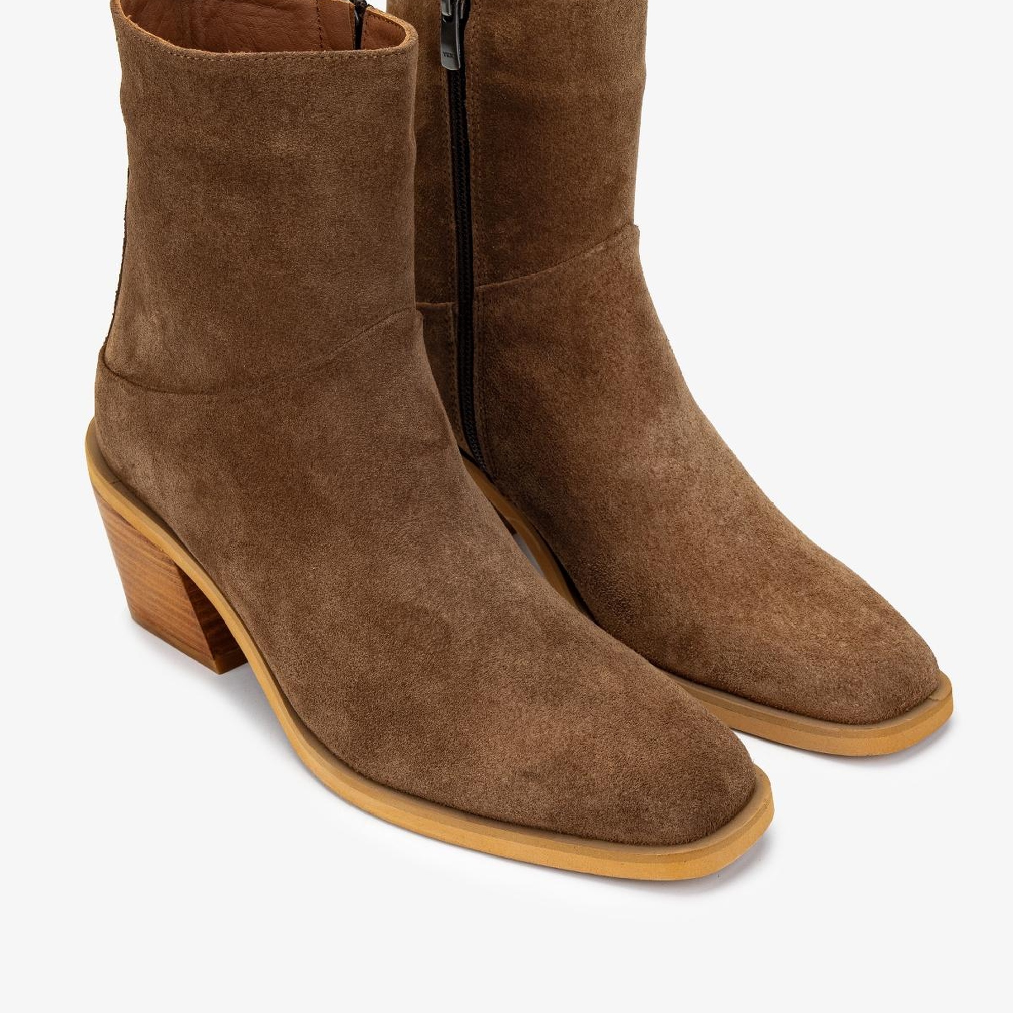 Valmenti Kadın Hakiki Deri Tütün Süet Casual Bot