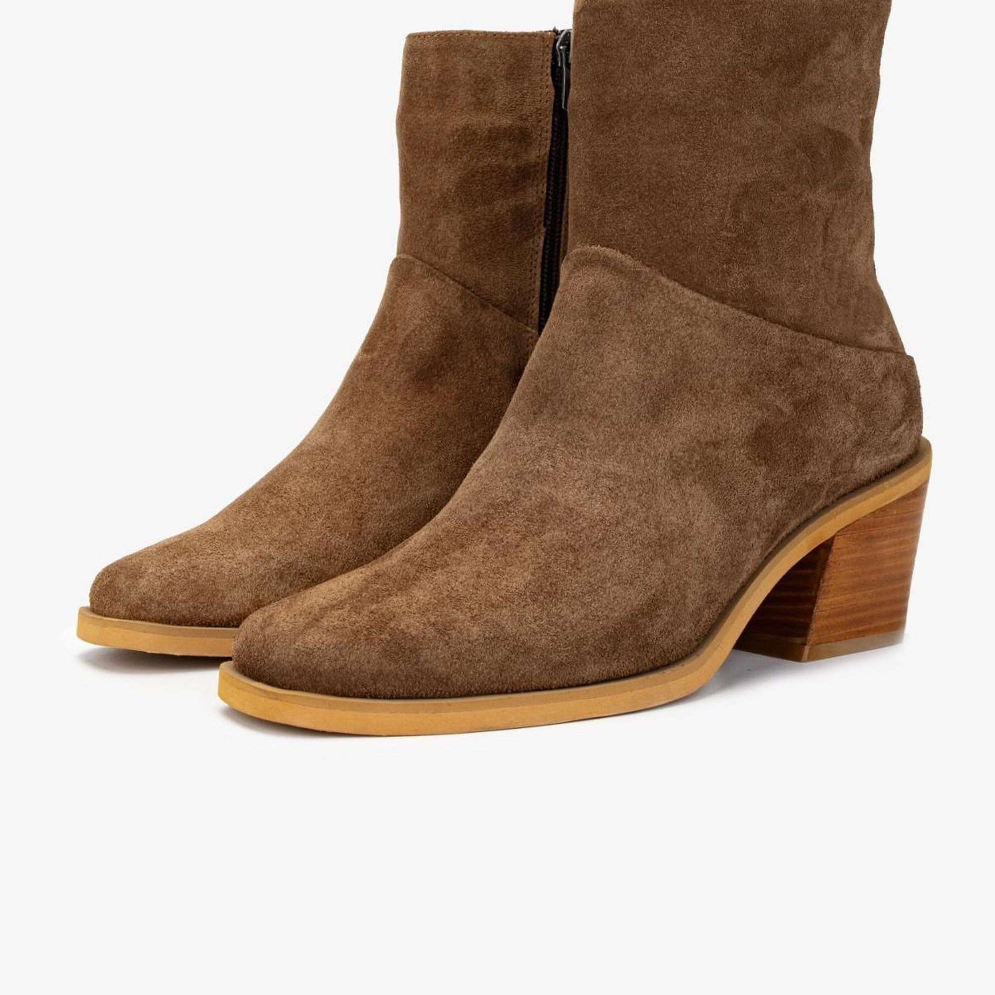 Valmenti Kadın Hakiki Deri Tütün Süet Casual Bot