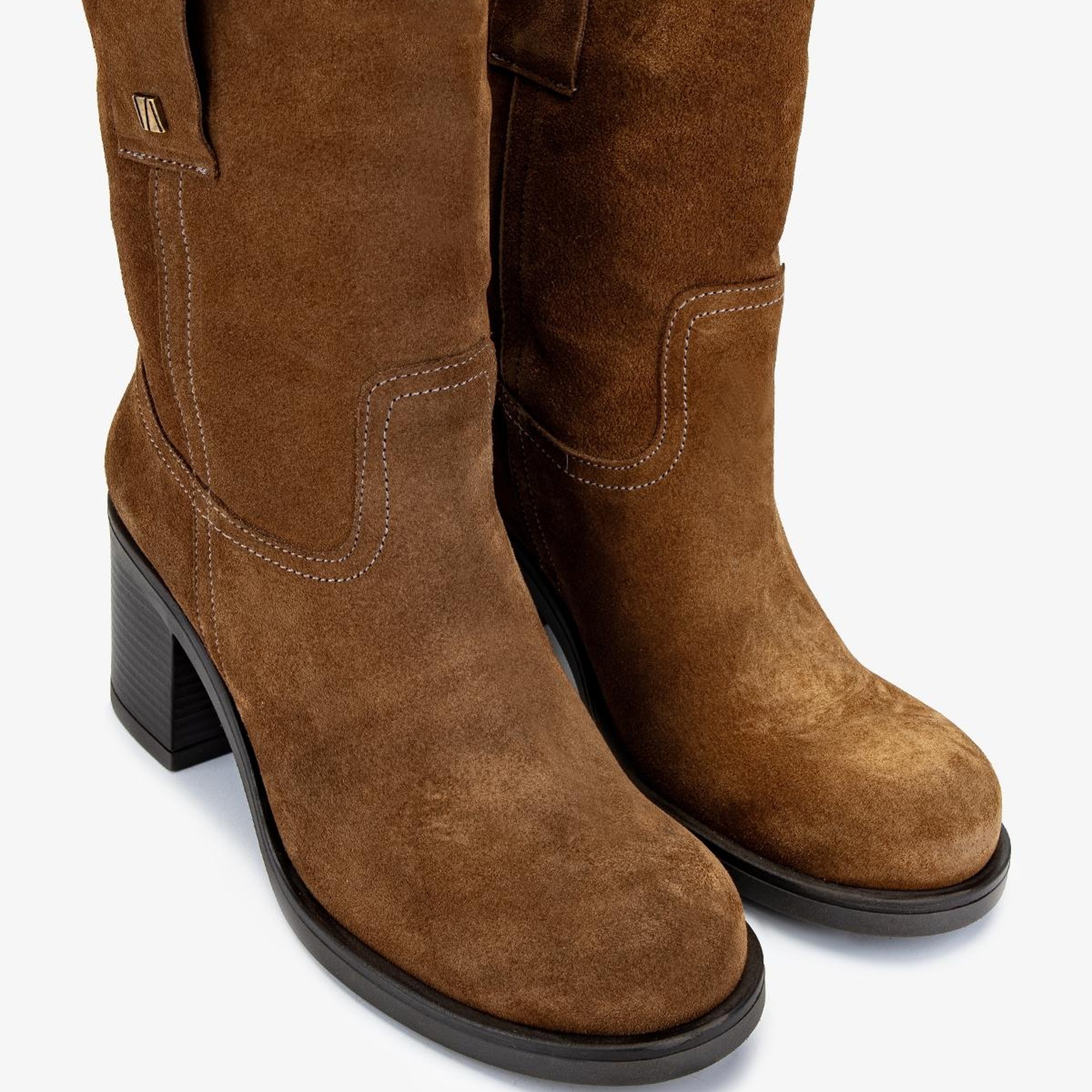 Valmenti Kadın Hakiki Deri Tütün Süet Casual Bot