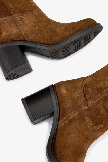  Valmenti Kadın Hakiki Deri Tütün Süet Casual Bot