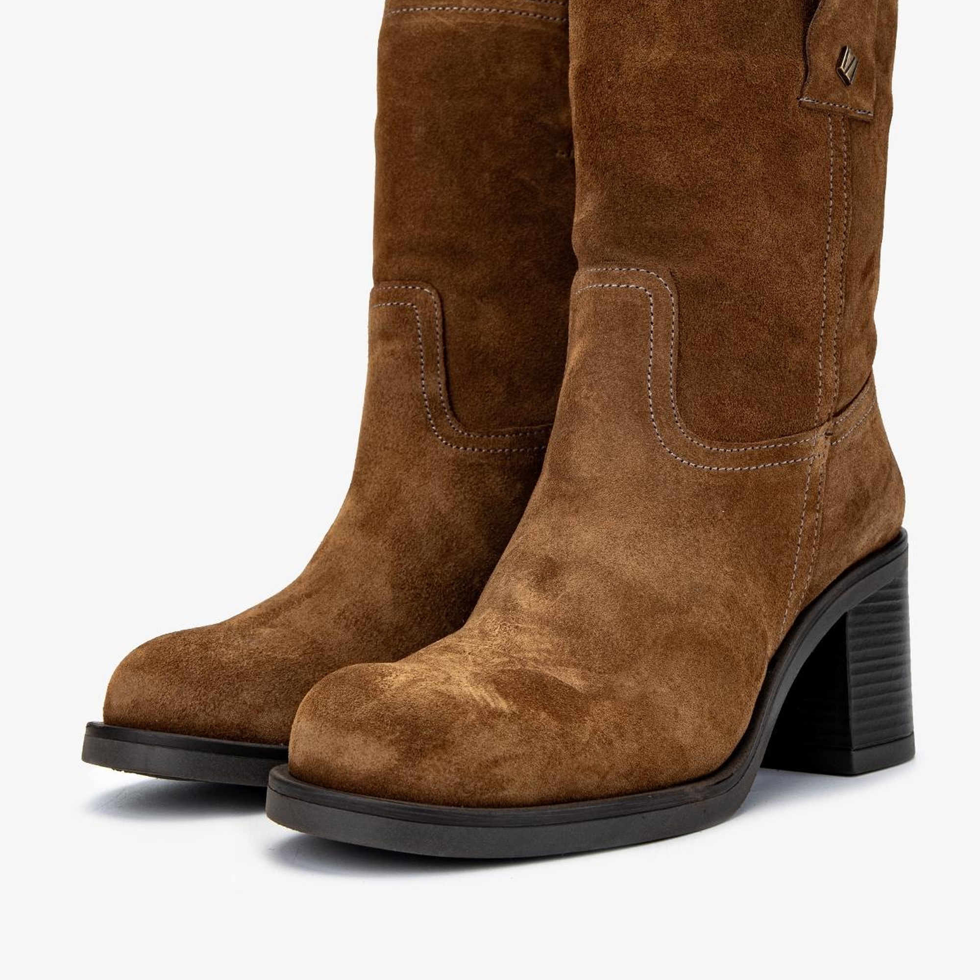 Valmenti Kadın Hakiki Deri Tütün Süet Casual Bot