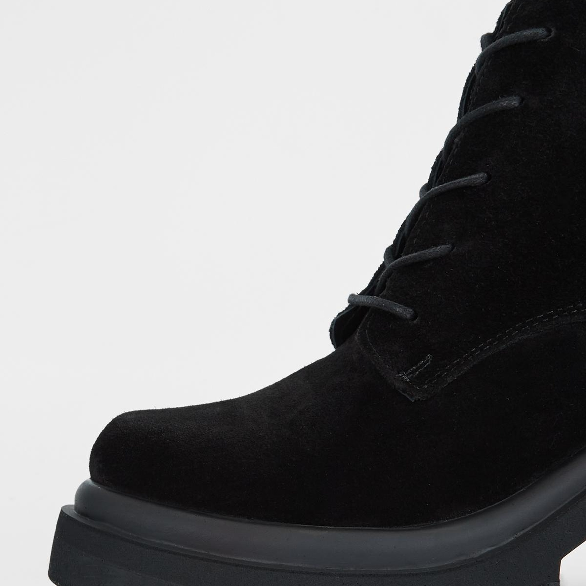 Valmenti Vega Kadın Siyah Süet Hakiki Deri Casual Bot