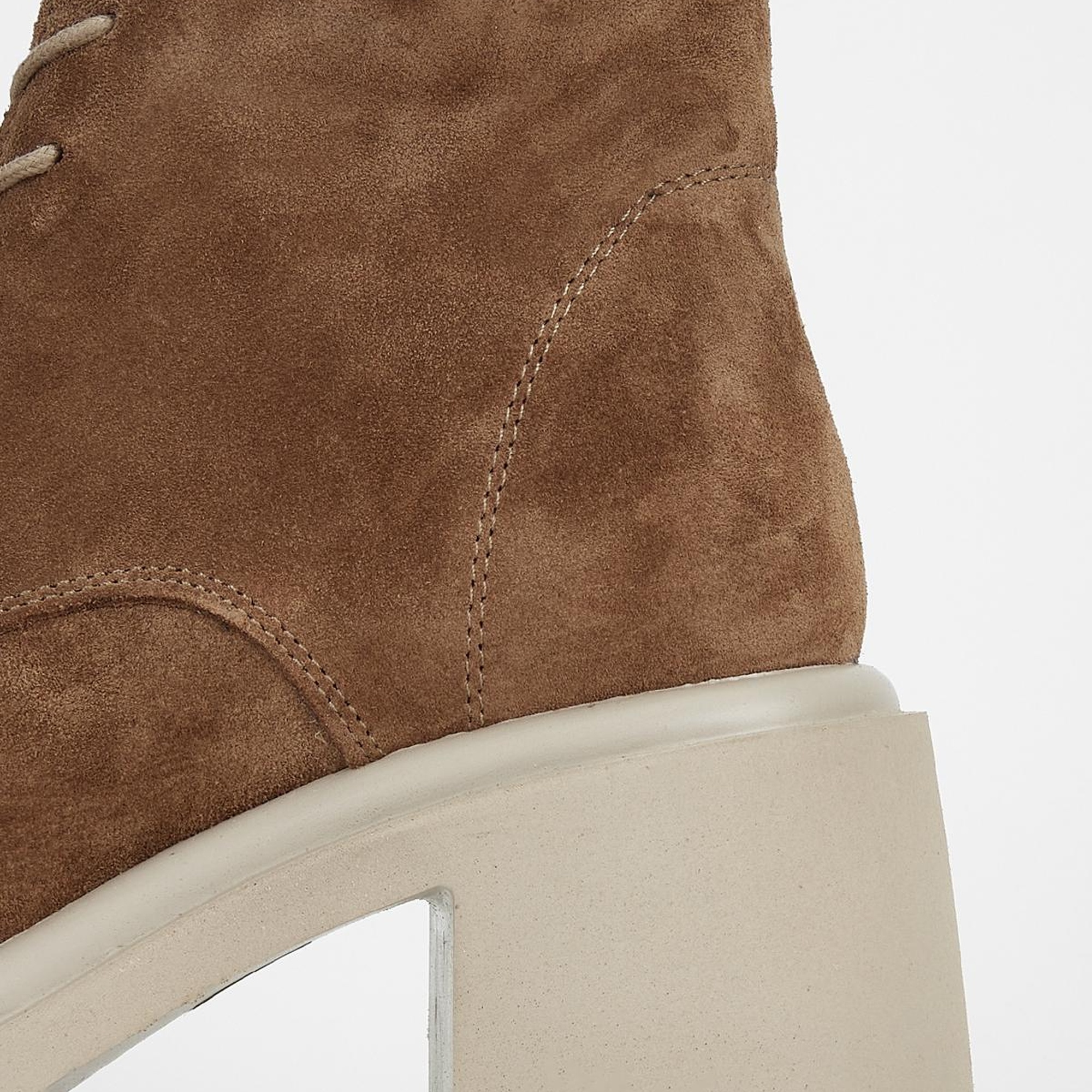 Valmenti Vega Kadın Tütün Süet Hakiki Deri Casual Bot