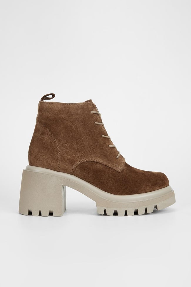  Valmenti Vega Kadın Tütün Süet Hakiki Deri Casual Bot