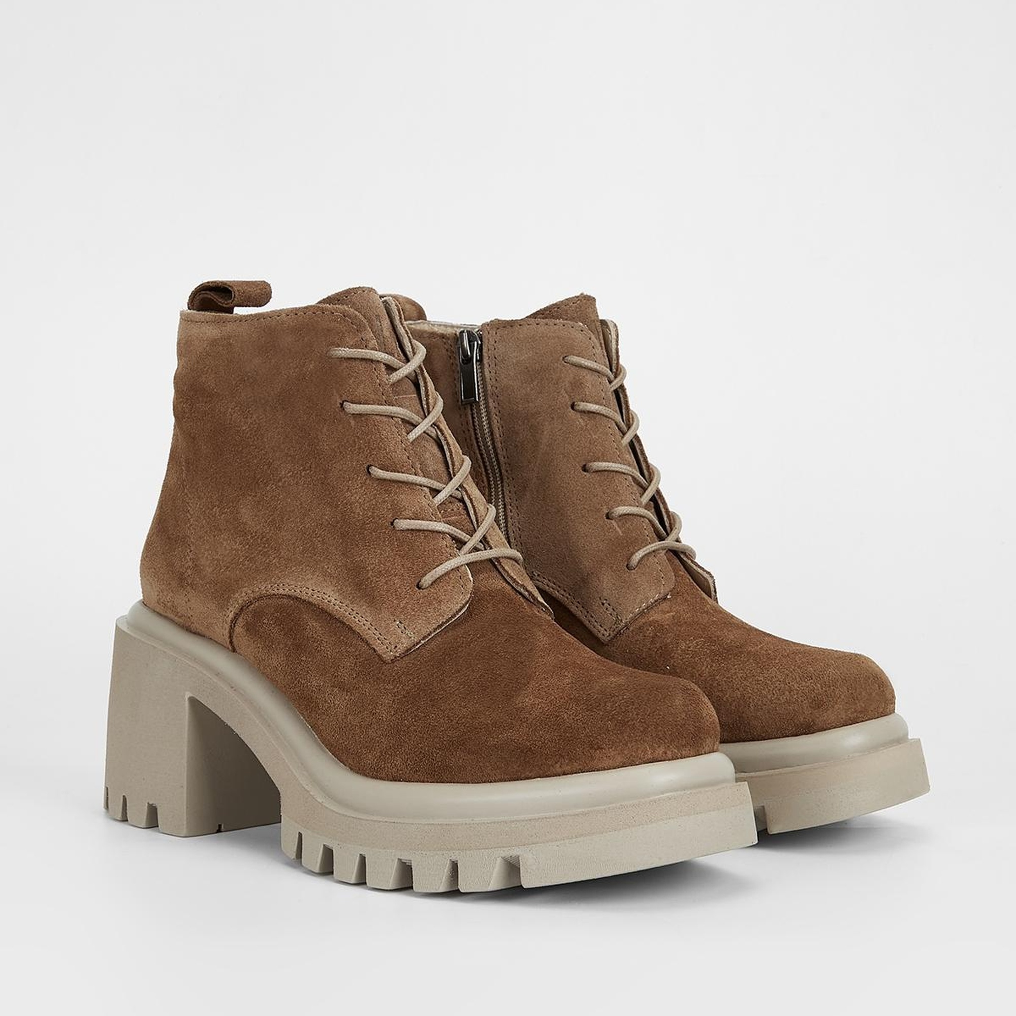 Valmenti Vega Kadın Tütün Süet Hakiki Deri Casual Bot