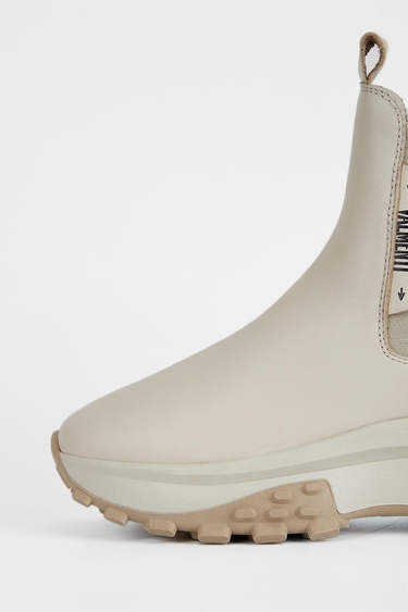  Valmenti Kadın Bej Hakiki Deri Casual Bot