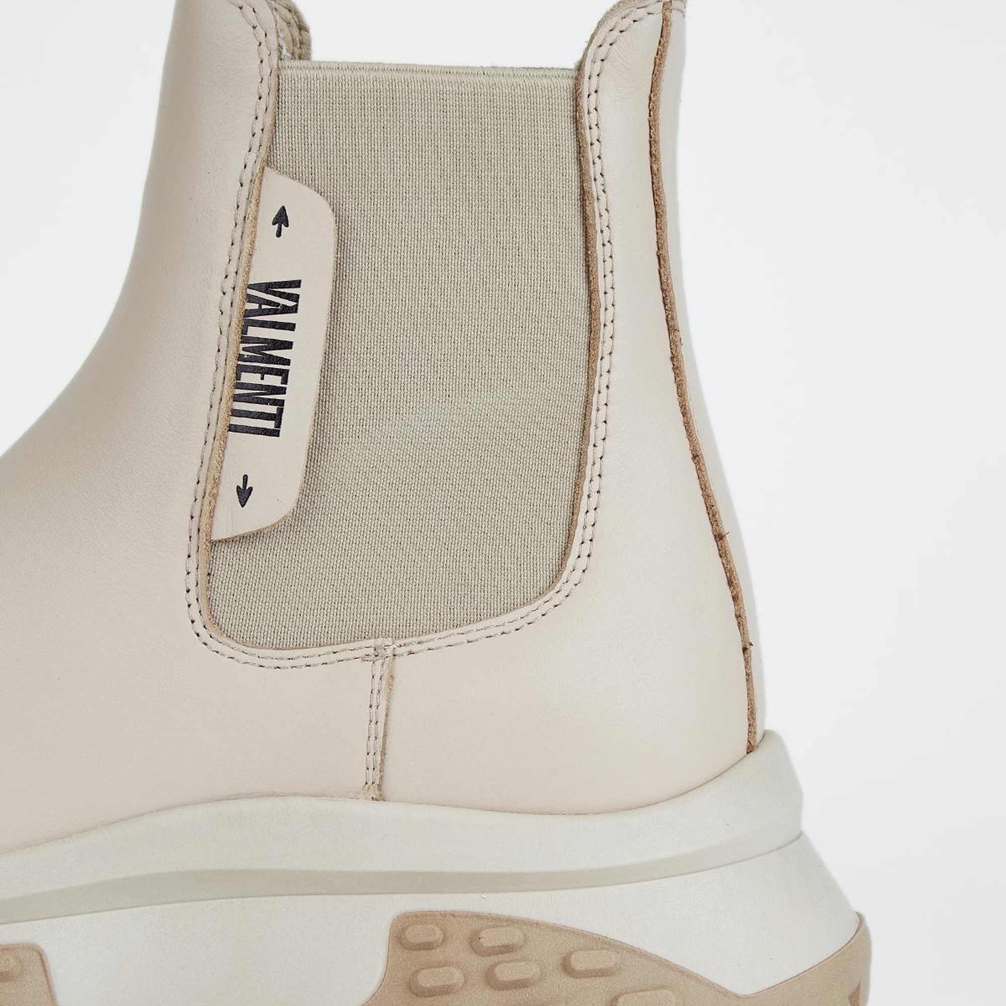 Valmenti Kadın Bej Hakiki Deri Casual Bot