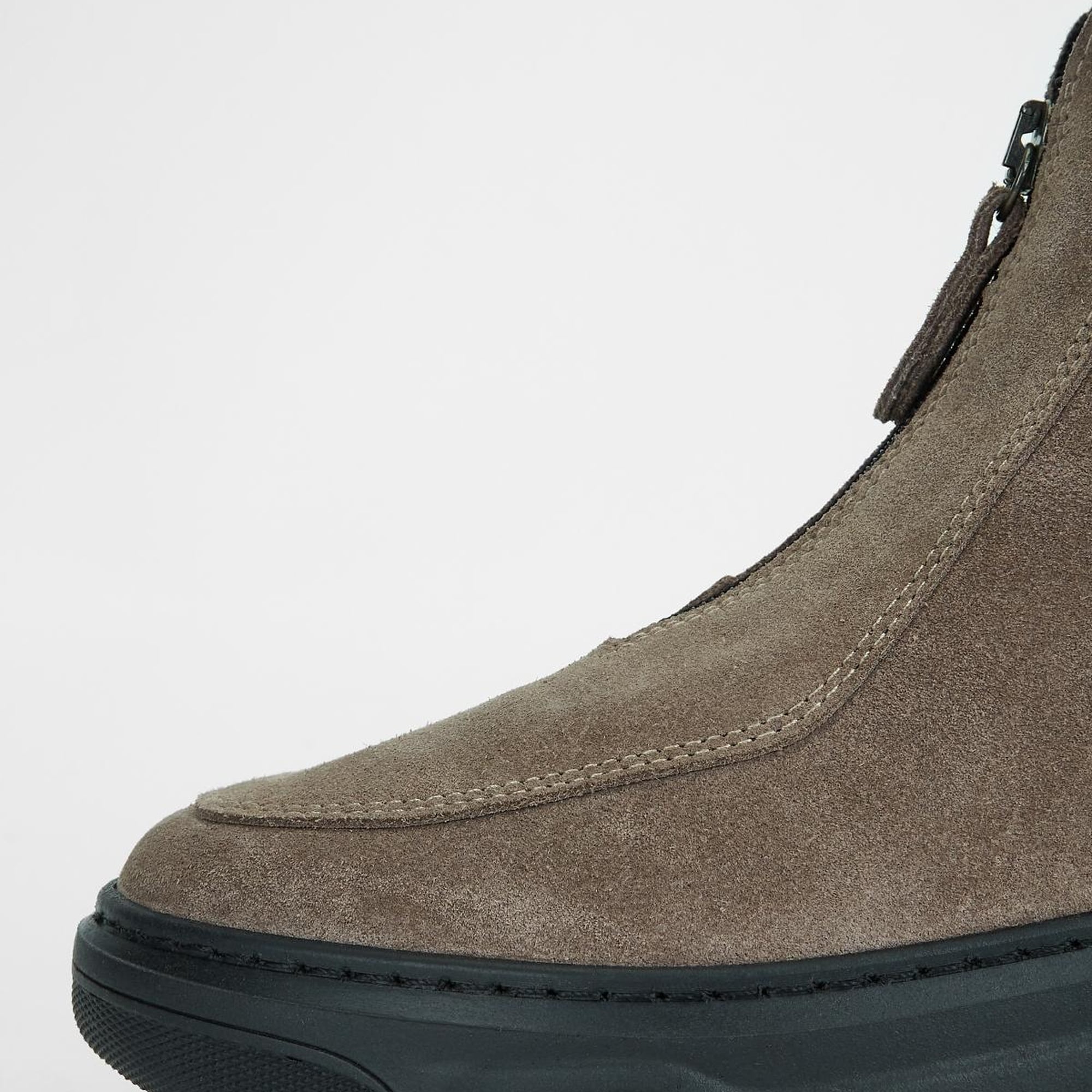 Valmenti Kadın Vizon Süet Hakiki Deri Casual Bot