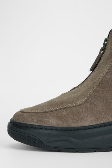  Valmenti Kadın Vizon Süet Hakiki Deri Casual Bot