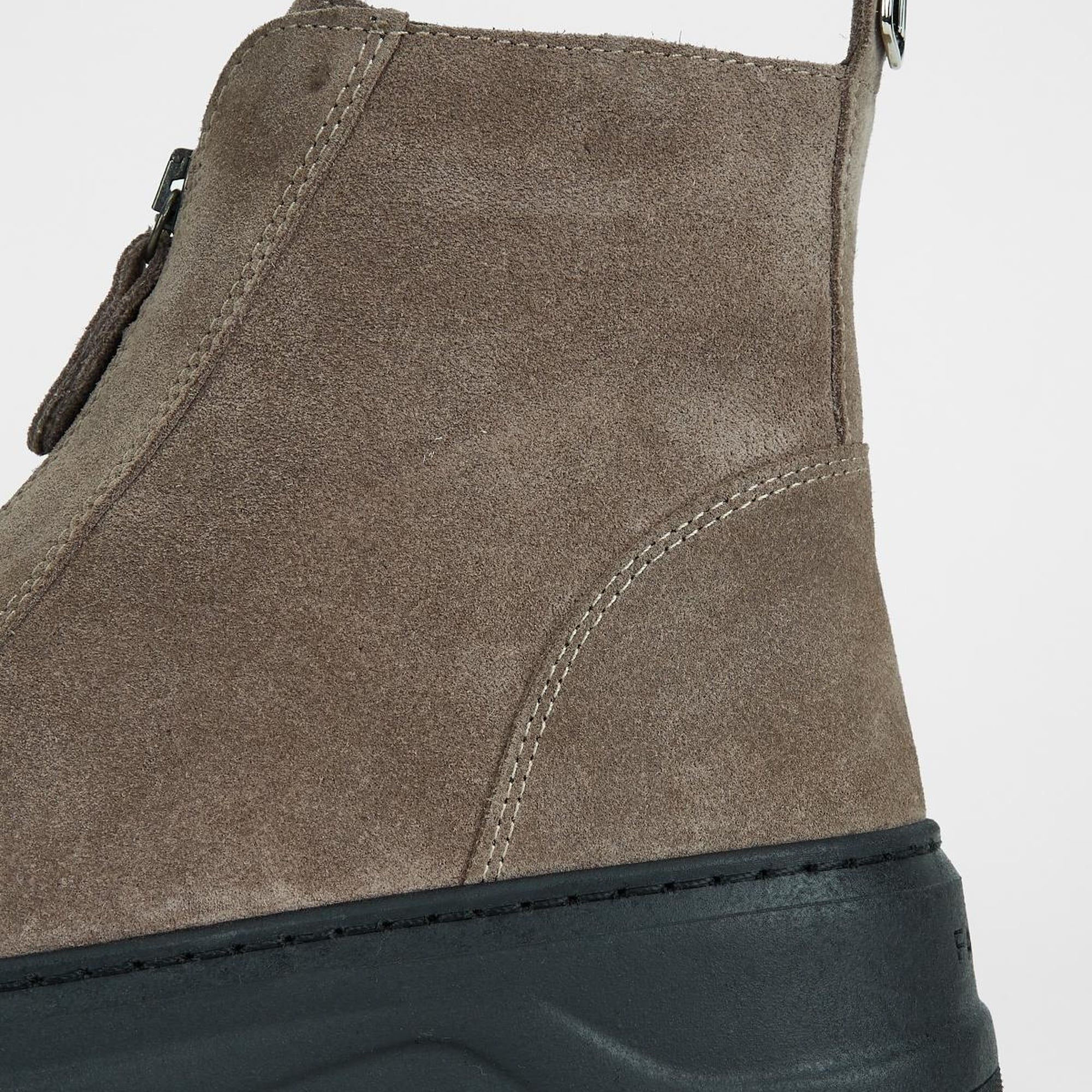 Valmenti Kadın Vizon Süet Hakiki Deri Casual Bot