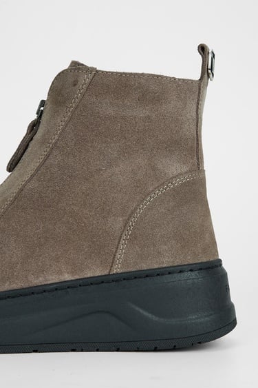  Valmenti Kadın Vizon Süet Hakiki Deri Casual Bot