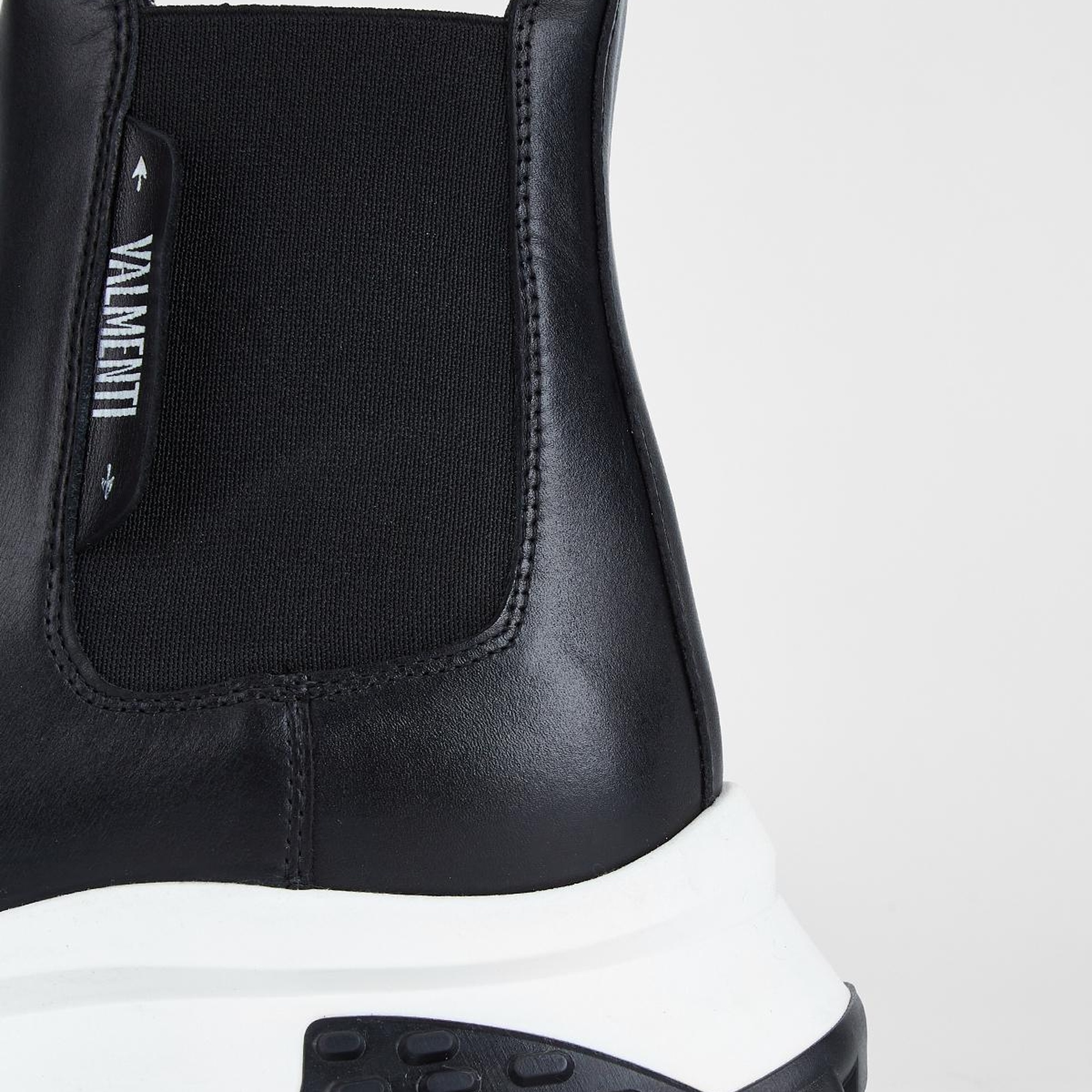 Valmenti Kadın Siyah Hakiki Deri Casual Bot