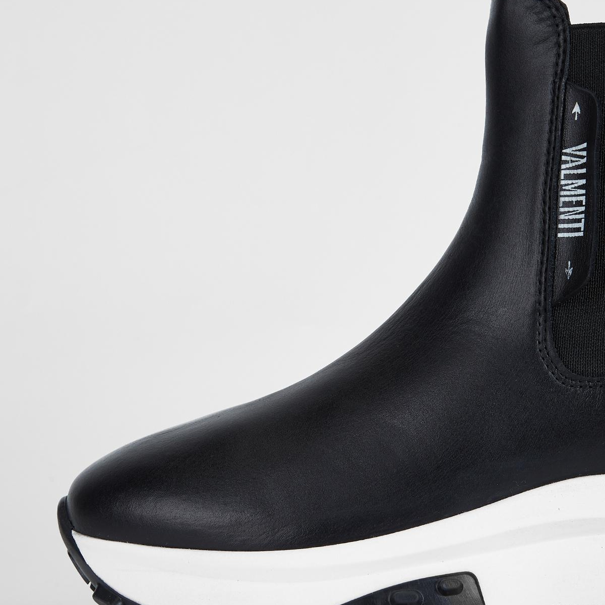 Valmenti Kadın Siyah Hakiki Deri Casual Bot