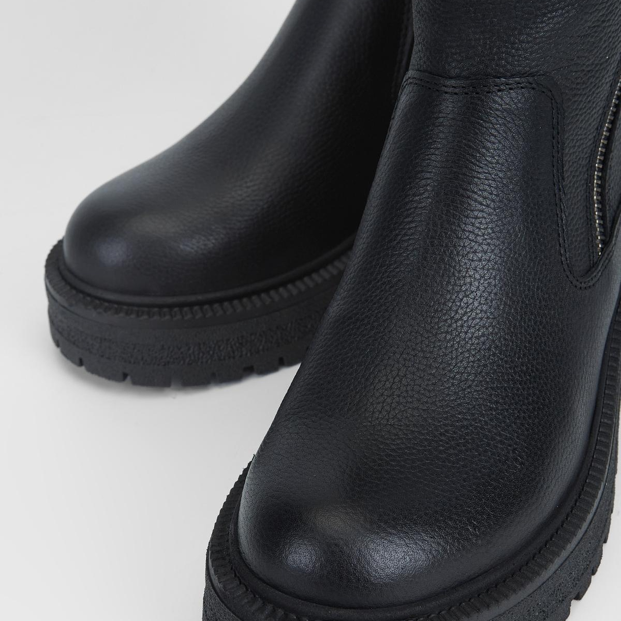 Valmenti Anya Kadın Siyah Floter Hakiki Deri Casual Bot