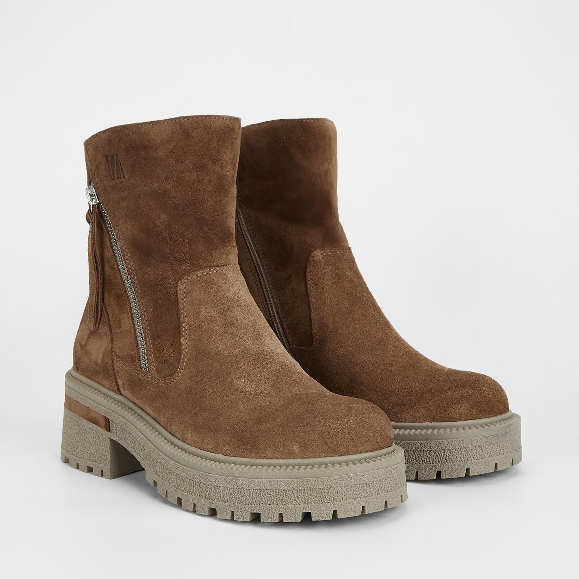 Valmenti Anya Kadın Taba Süet Hakiki Deri Casual Bot