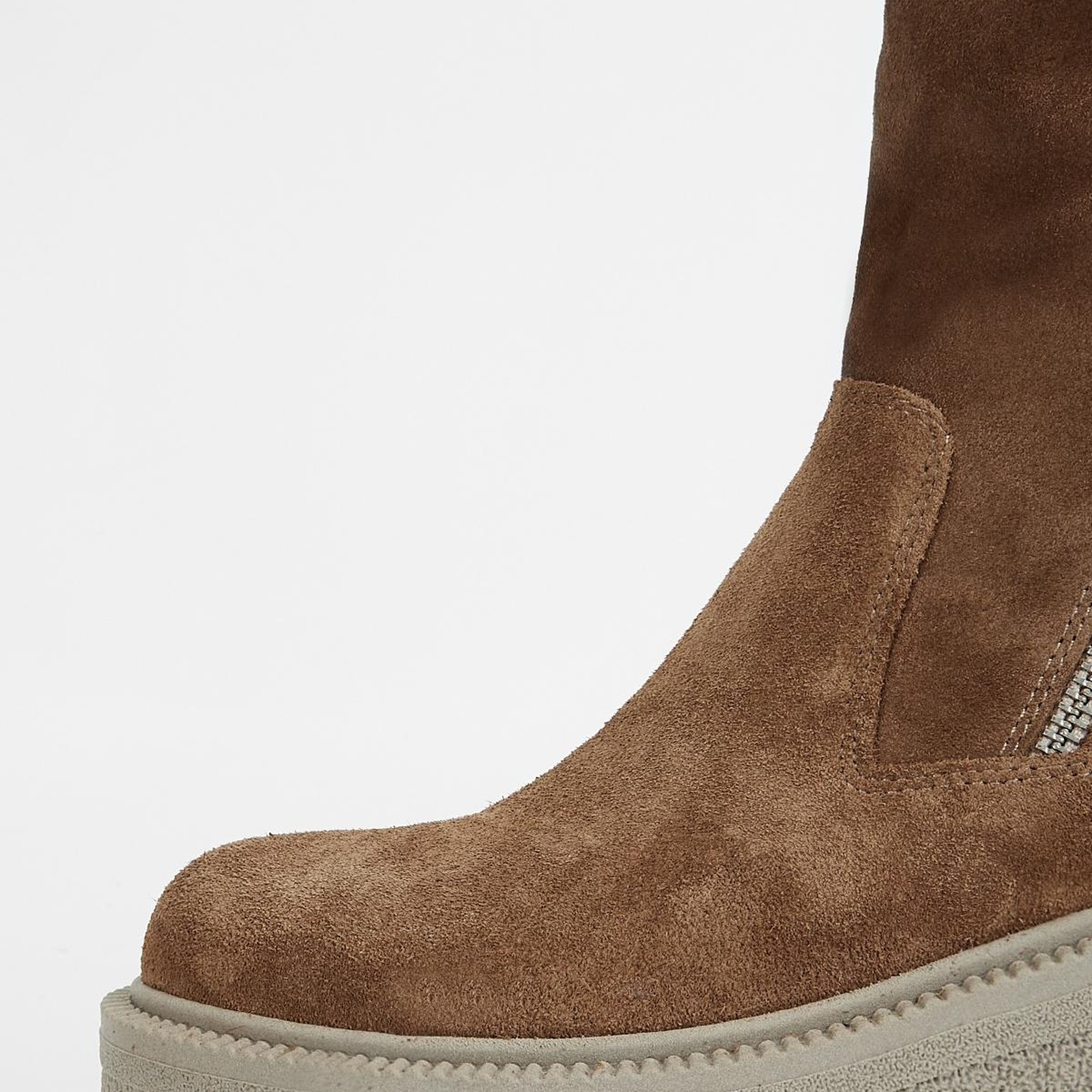 Valmenti Anya Kadın Taba Süet Hakiki Deri Casual Bot