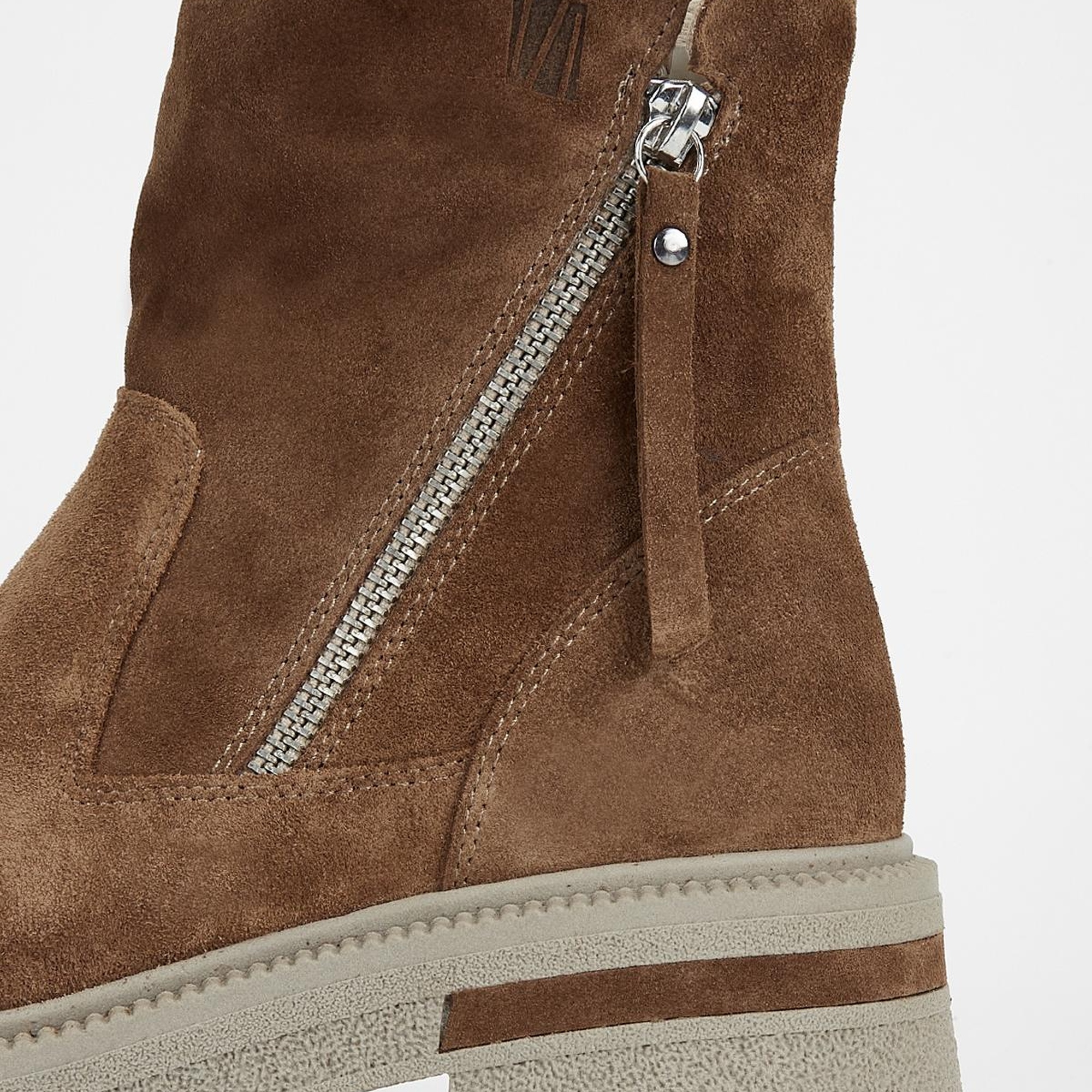 Valmenti Anya Kadın Taba Süet Hakiki Deri Casual Bot