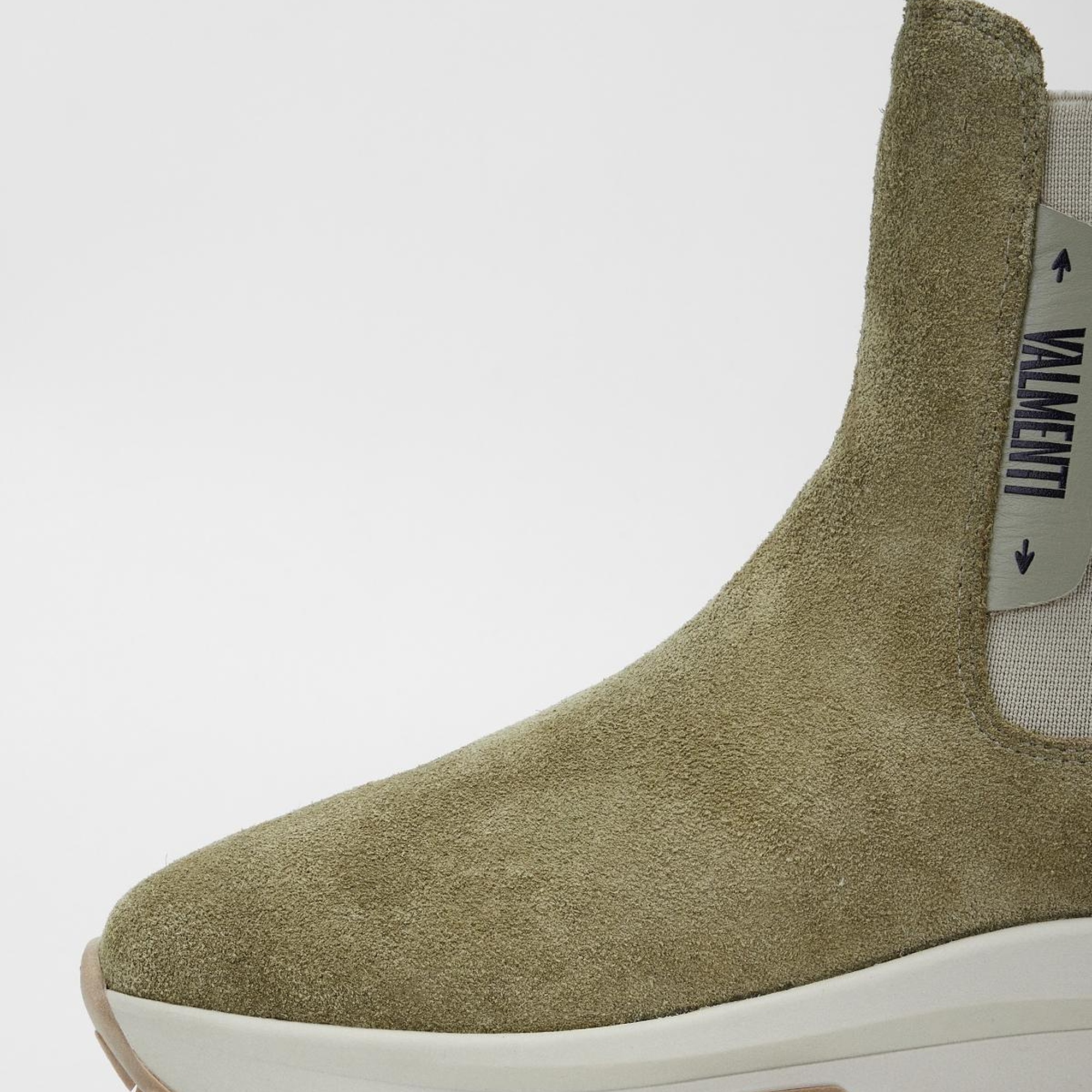 Valmenti Kadın Yeşil Süet Hakiki Deri Casual Bot