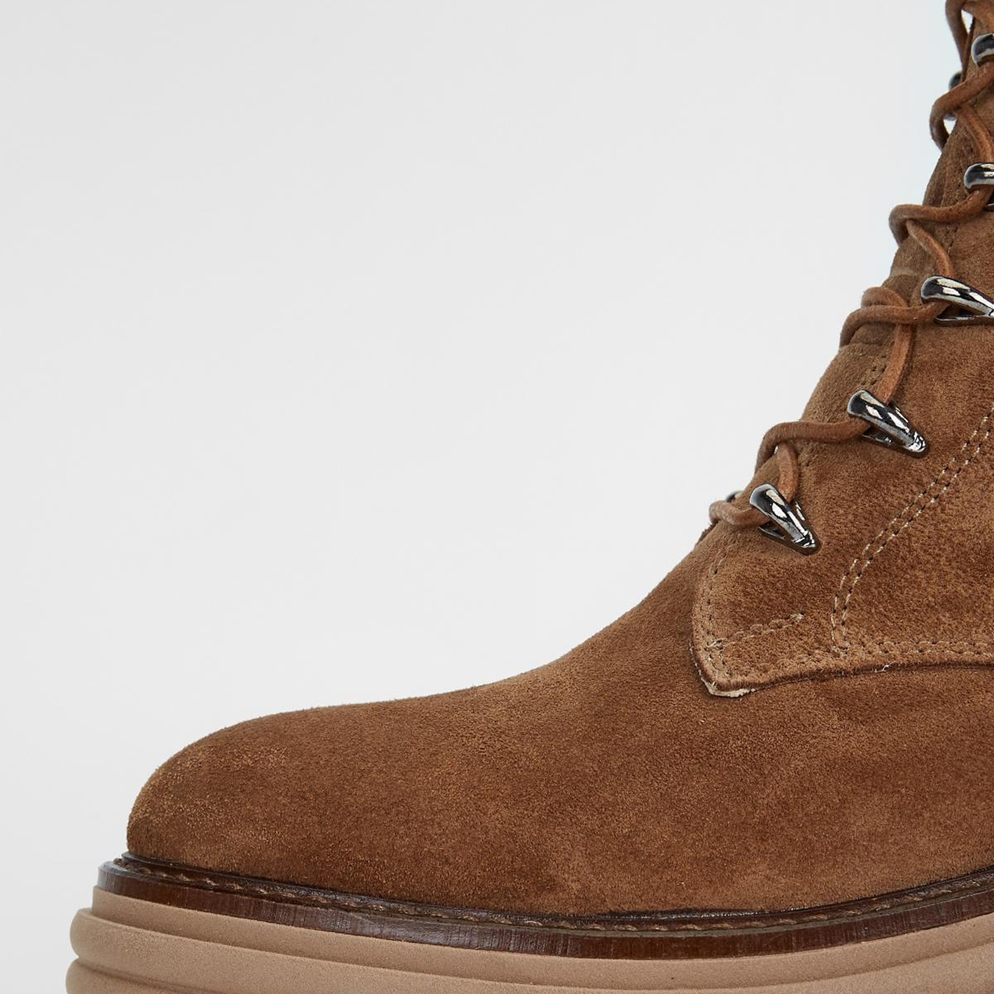 Valmenti Sirius Kadın Tütün Süet Hakiki Deri Casual Bot