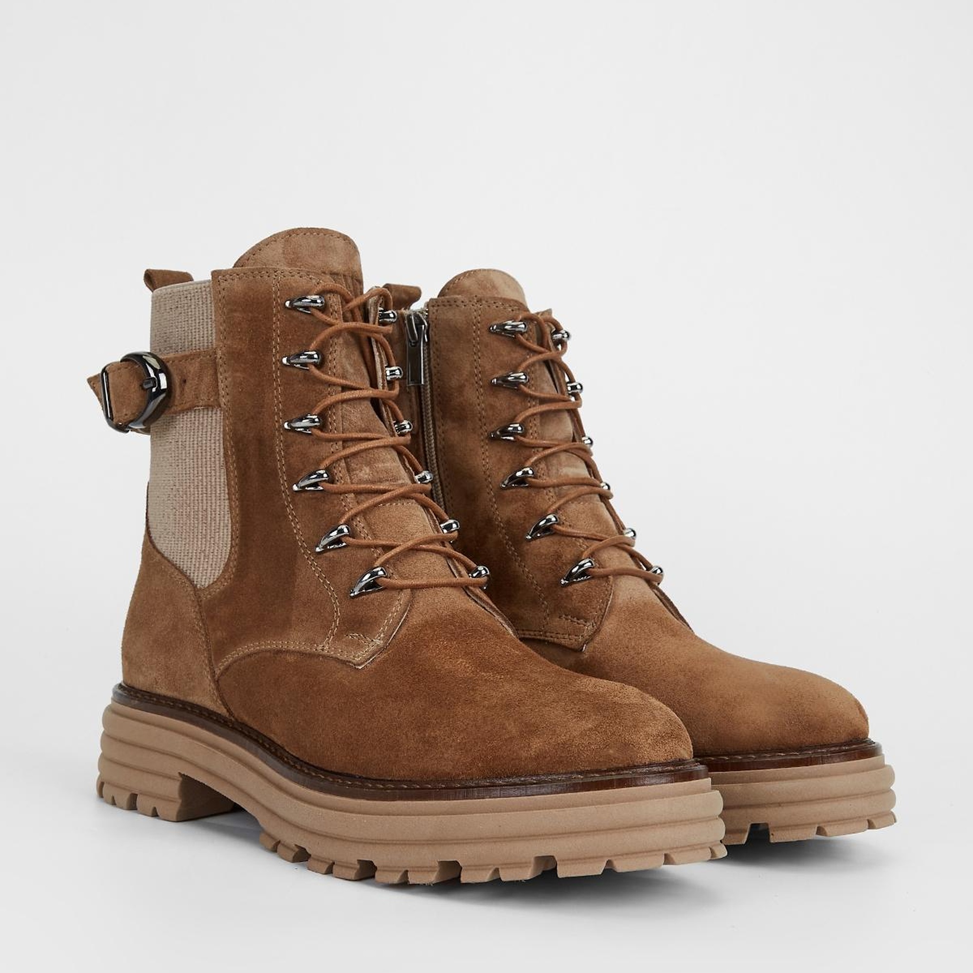 Valmenti Sirius Kadın Tütün Süet Hakiki Deri Casual Bot