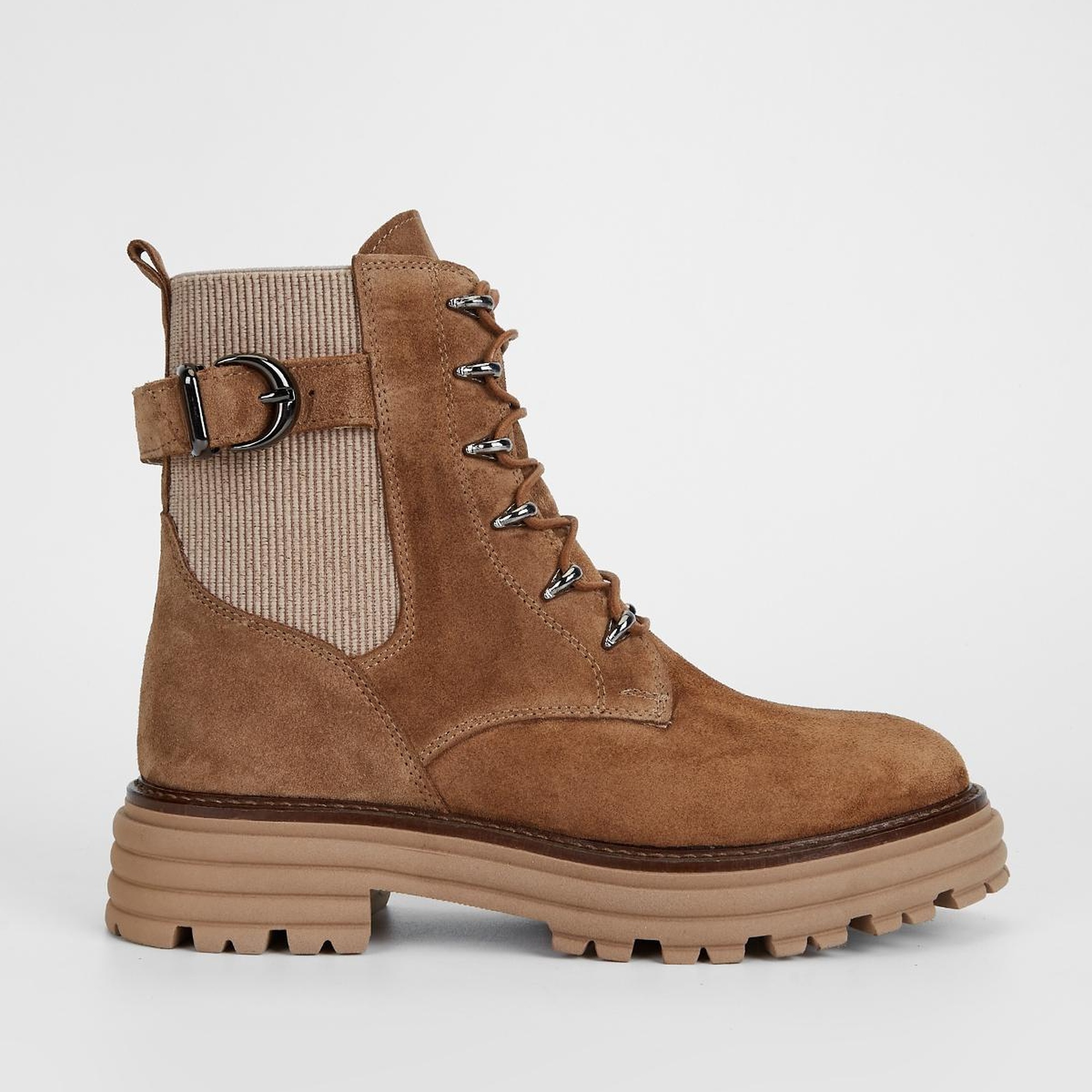 Valmenti Sirius Kadın Tütün Süet Hakiki Deri Casual Bot