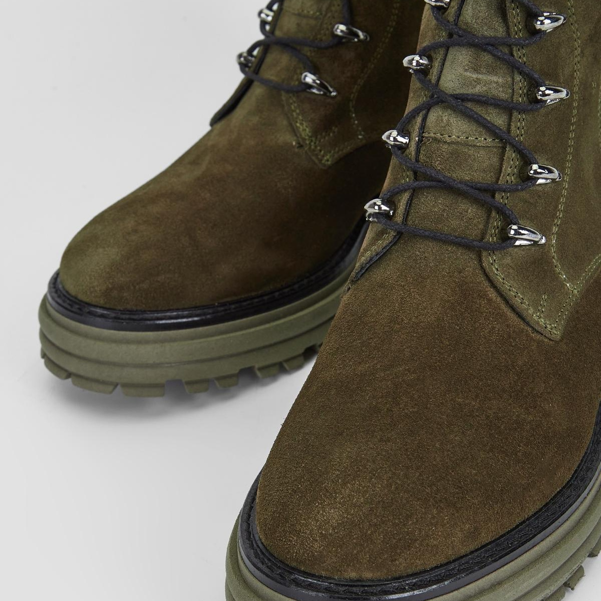 Valmenti Sirius Kadın Haki Süet Hakiki Deri Casual Bot