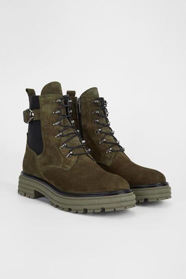  Valmenti Sirius Kadın Haki Süet Hakiki Deri Casual Bot
