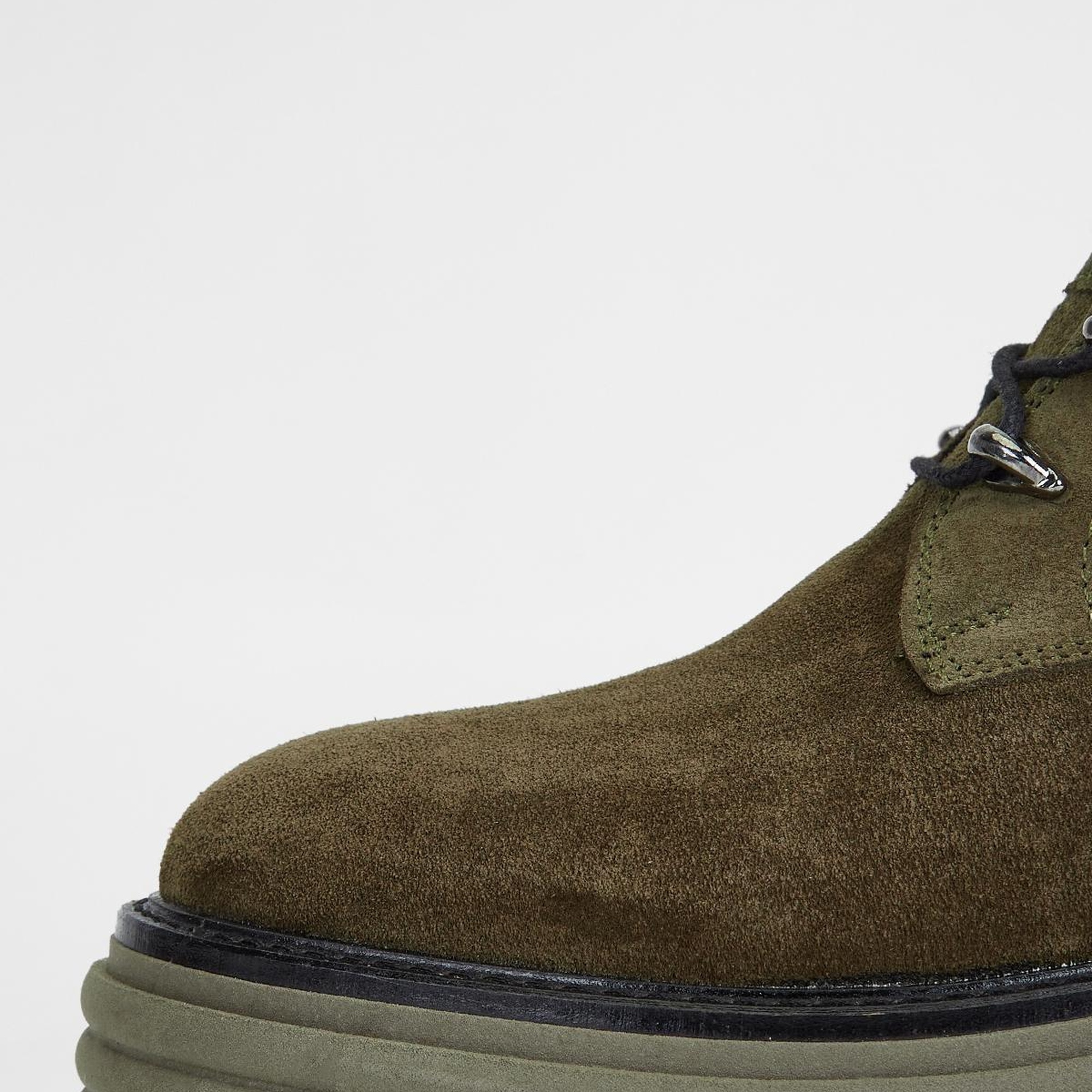 Valmenti Sirius Kadın Haki Süet Hakiki Deri Casual Bot