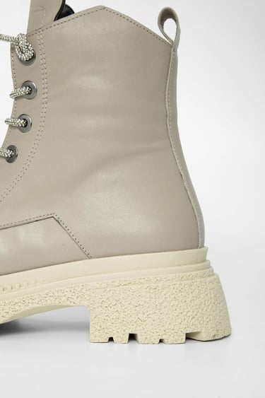  Valmenti Kadın Bej Hakiki Deri Casual Bot