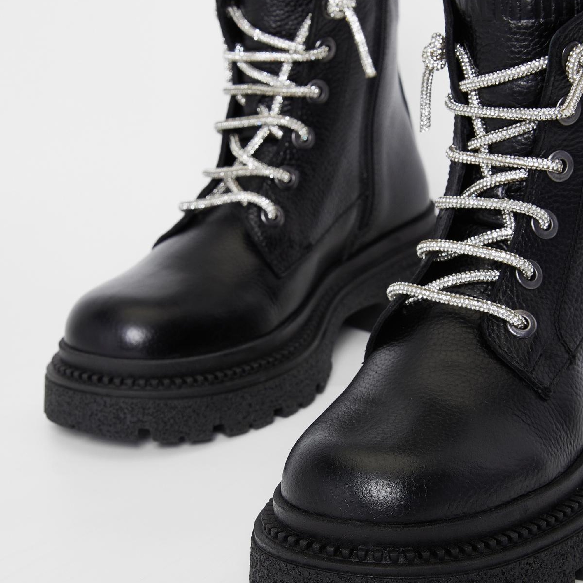 Valmenti Kadın Siyah Hakiki Deri Casual Bot