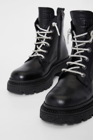  Valmenti Kadın Siyah Hakiki Deri Casual Bot