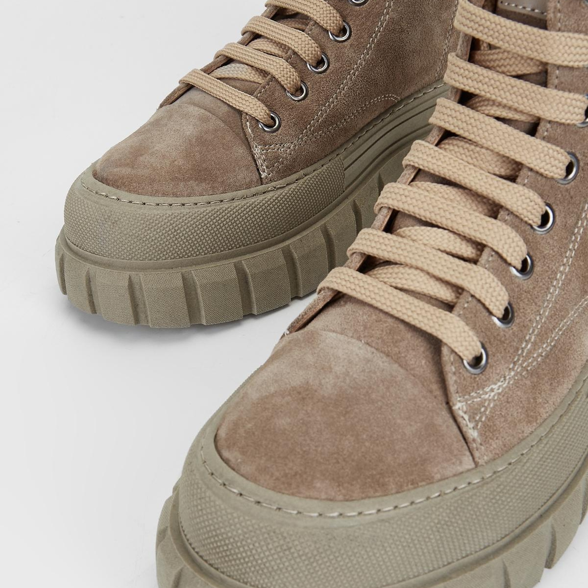 Valmenti Kadın Vizon Süet Hakiki Deri Casual Bot