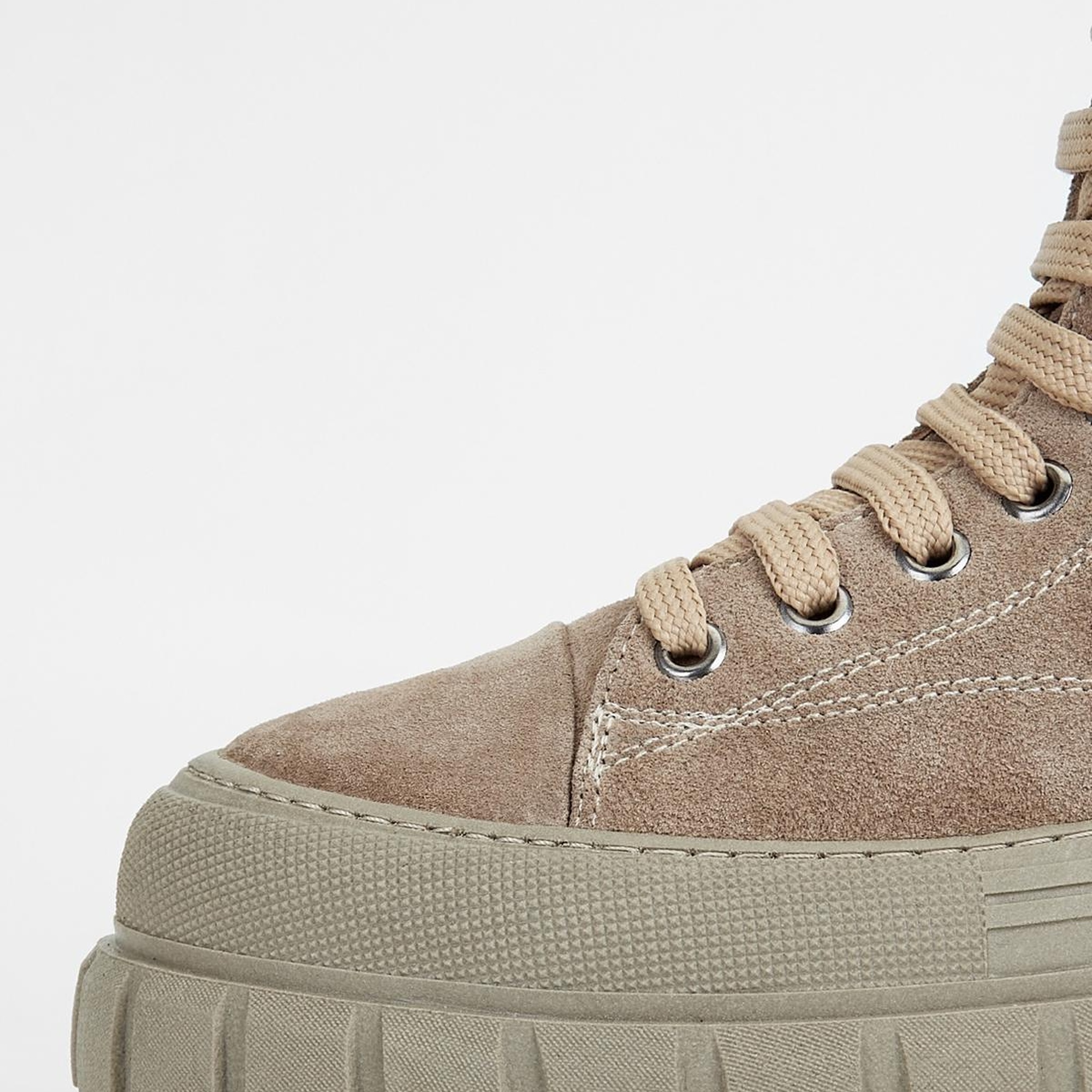 Valmenti Kadın Vizon Süet Hakiki Deri Casual Bot