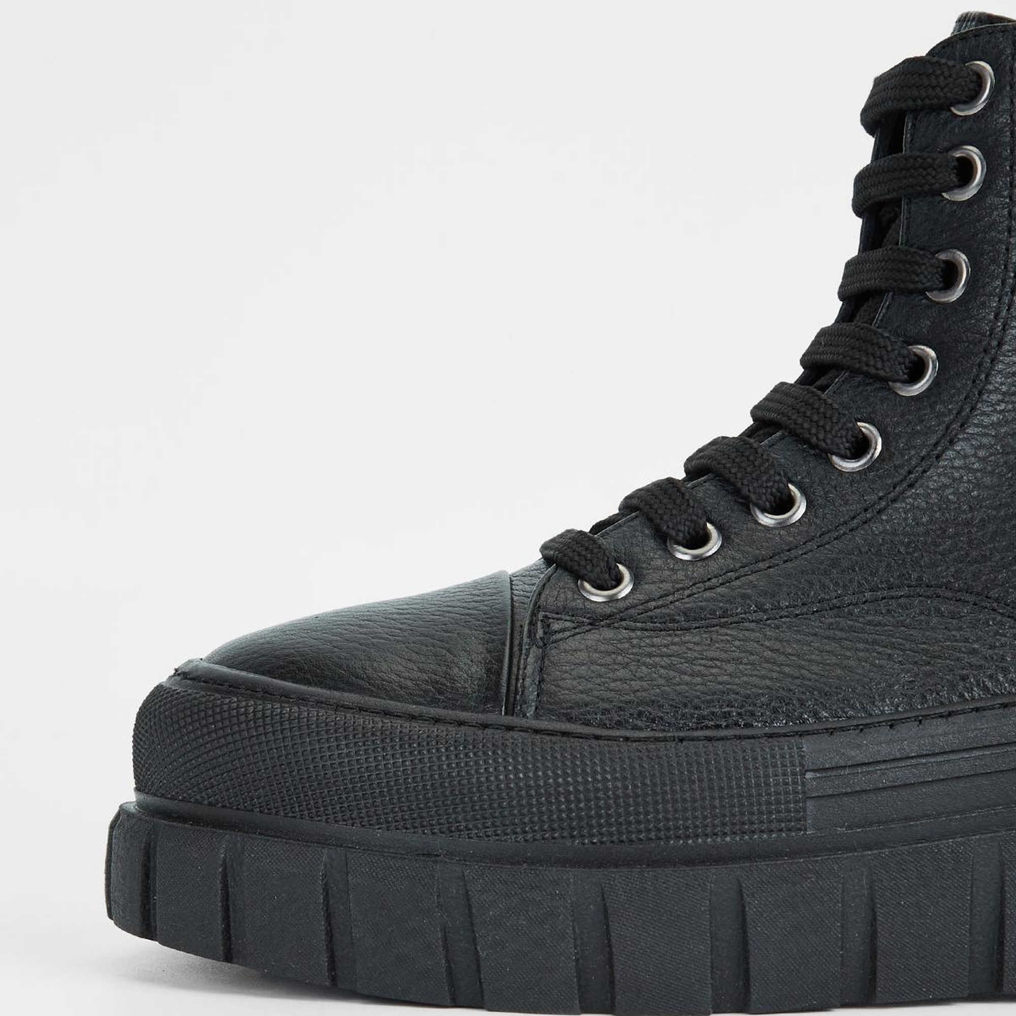 Valmenti Kadın Siyah Floter Hakiki Deri Casual Bot